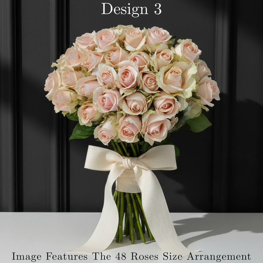 Rose Bunches - Peach Apricot Coral Rose Bunches - Classic