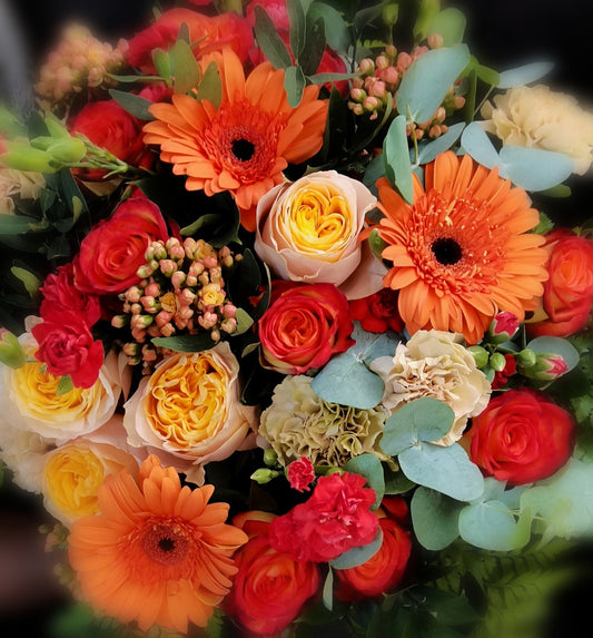 Autumn Coloured Hostess Bunch