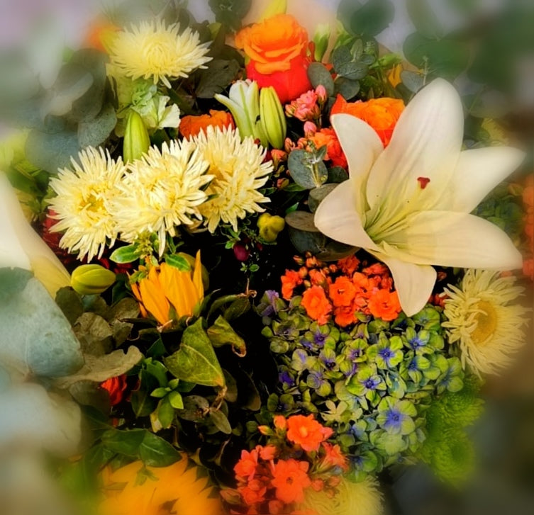 Autumn Coloured Hostess Bunch
