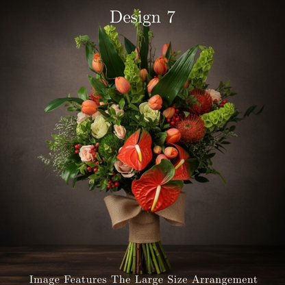 Flower Bunch - Autumn Coloured Hostess Bunch