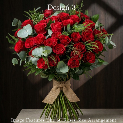 Red Rose Bunch in Pretoria | Classic Luxury Romantic Bouquet