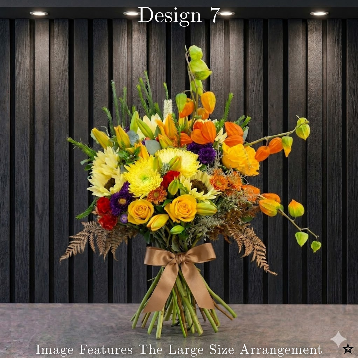 Flower Bunch - Yellow Coloured Hostess Bunch