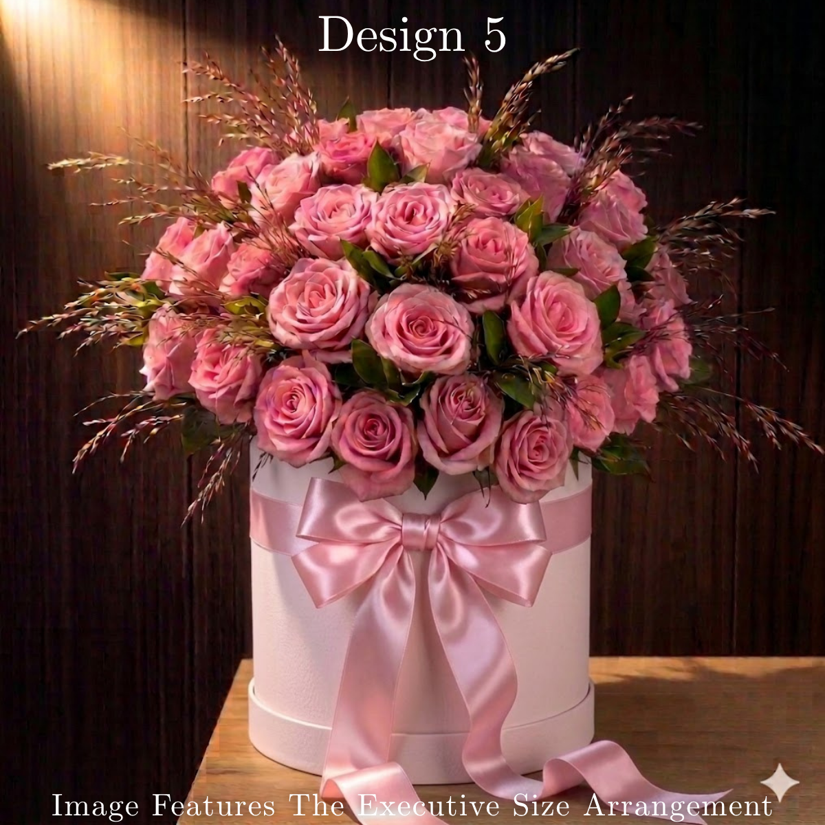Hat Box Roses - Pink Lavender Lilac Rose hat box