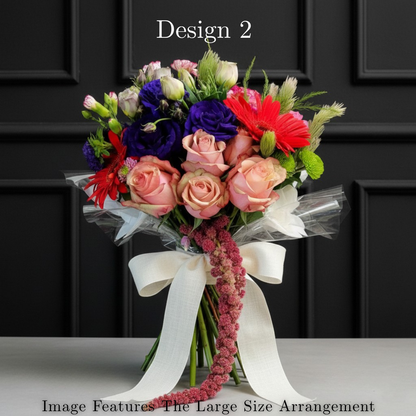 Parisian Posy - Mixed Coloured Parisian Posy
