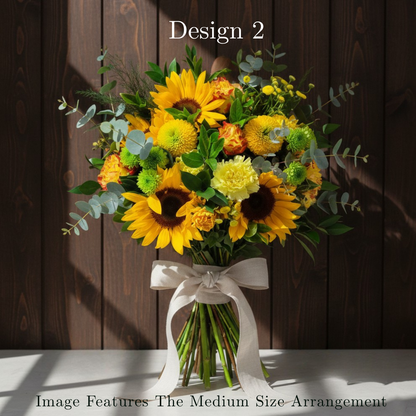 Flower Bunch - Yellow Coloured Hostess Bunch