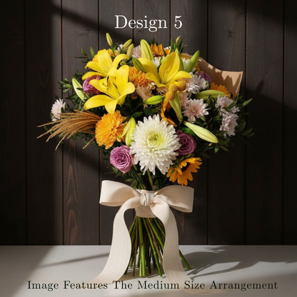 Flower Bunch - Yellow Coloured Hostess Bunch