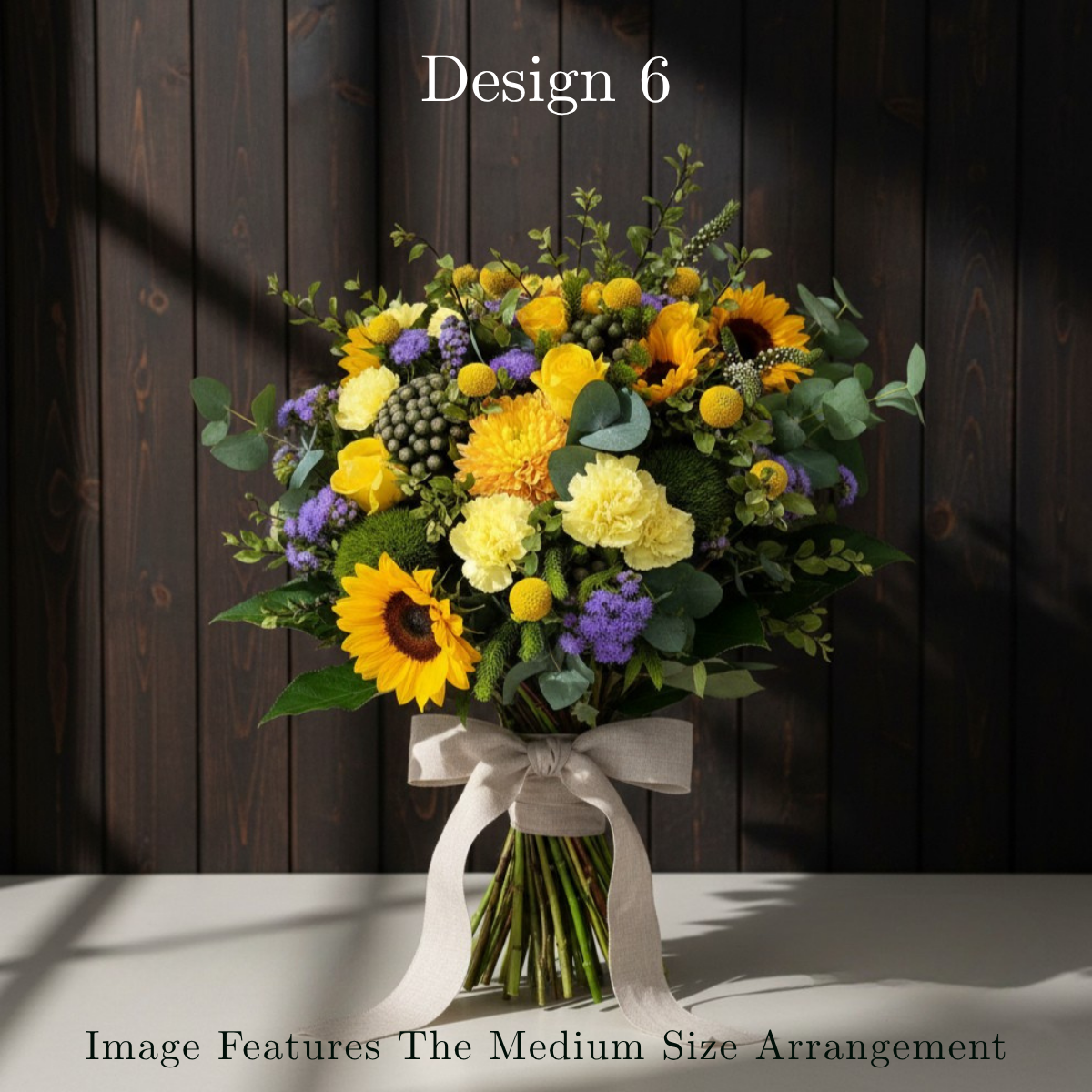 Flower Bunch - Yellow Coloured Hostess Bunch