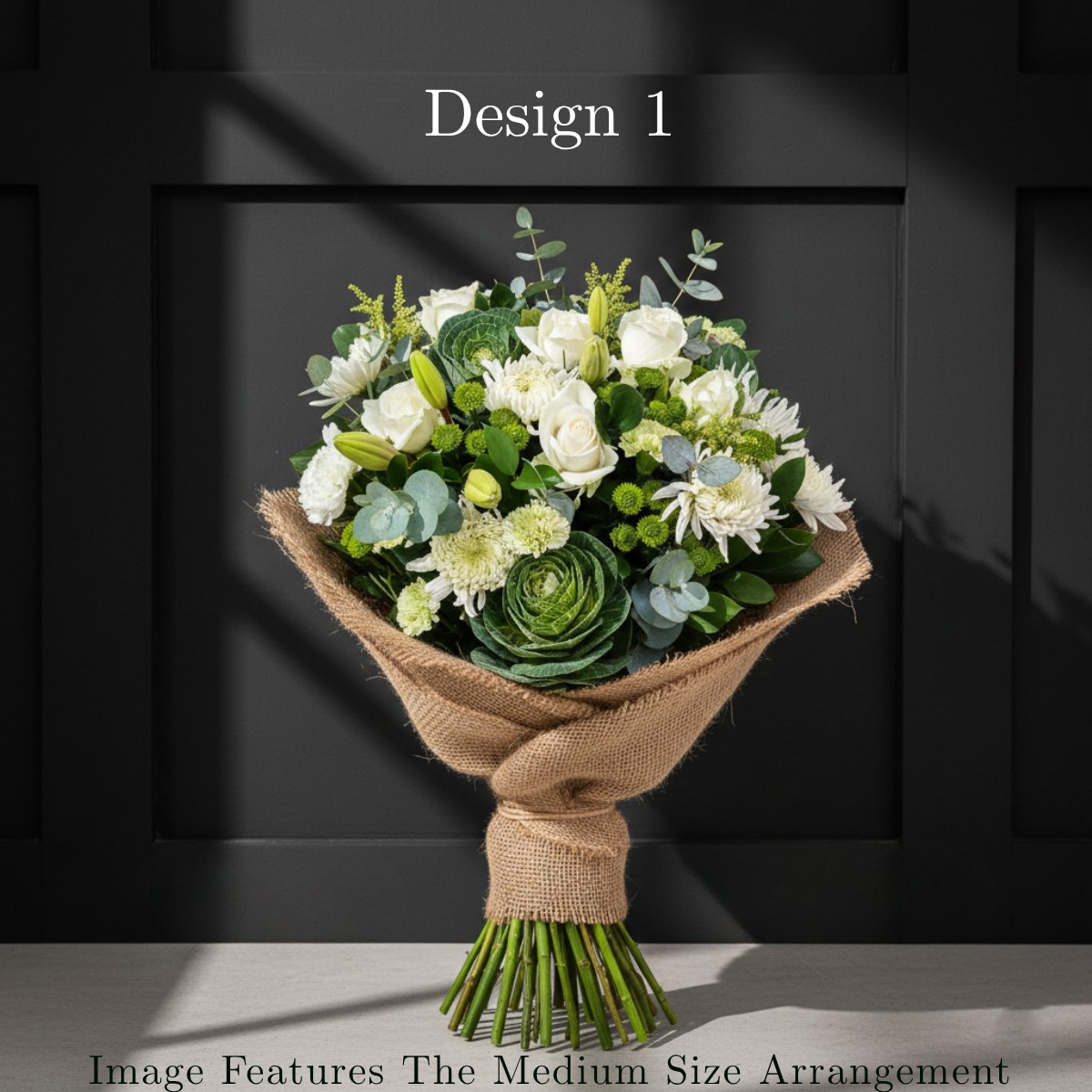 Flower bunch - White Cream Coloured Hostess Bunches