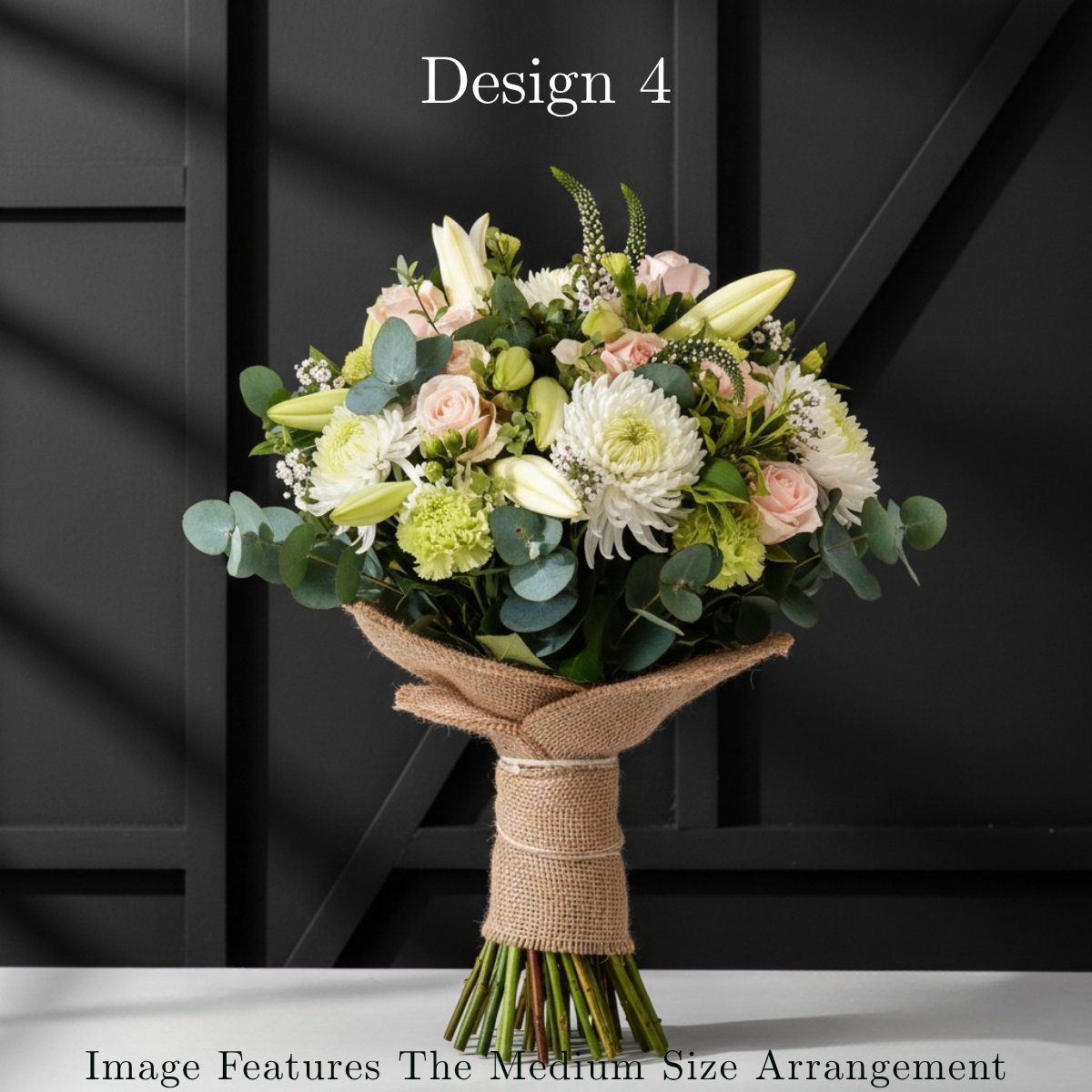 Flower bunch - White Cream Coloured Hostess Bunches