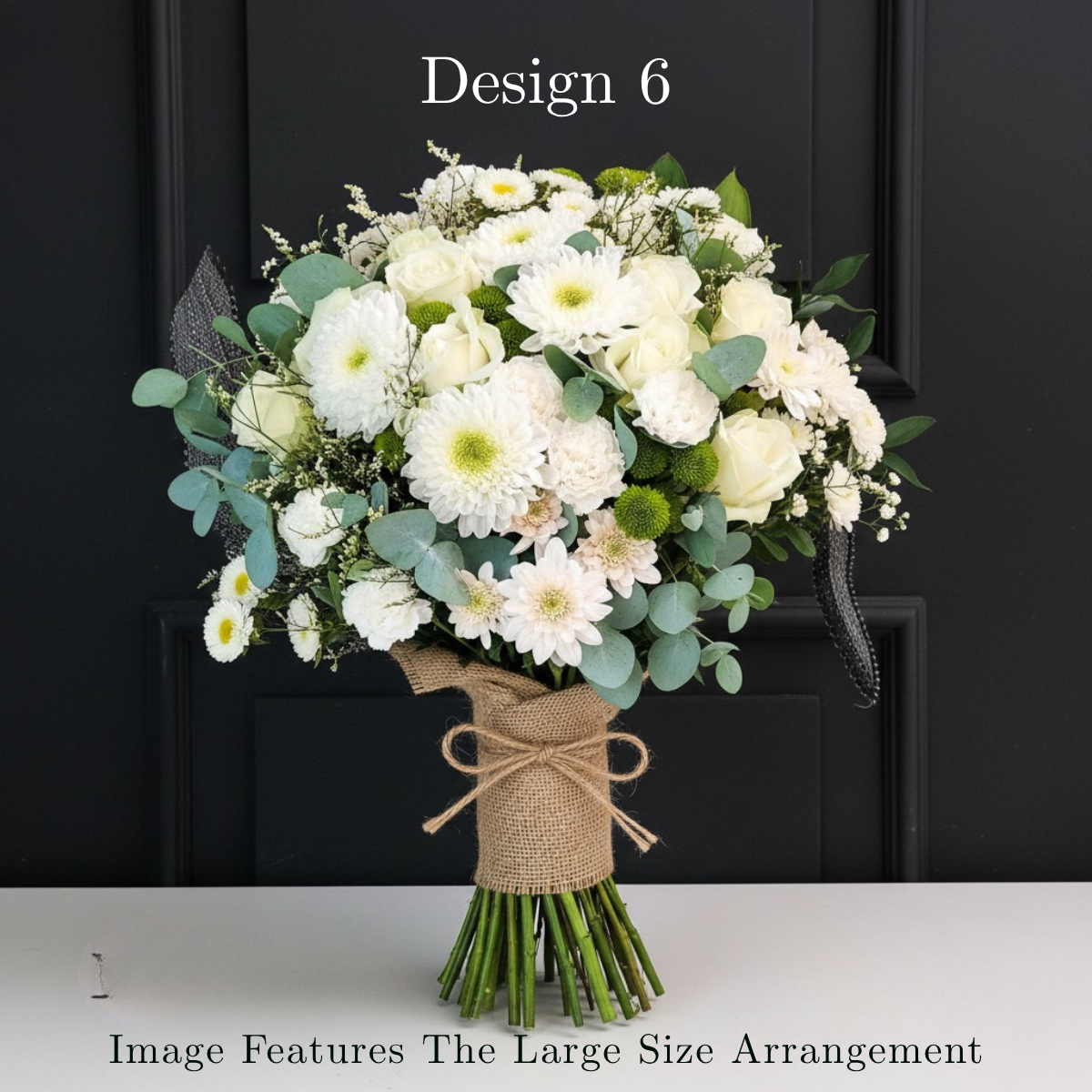 Flower bunch - White Cream Coloured Hostess Bunches