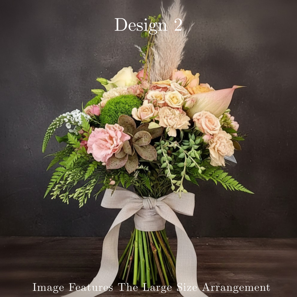 Peach & Coral Parisian Posy in Pretoria | Unique Handmade Florals