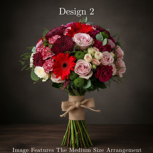 Flower Bunch - Berry Coloured Hostess Bunches