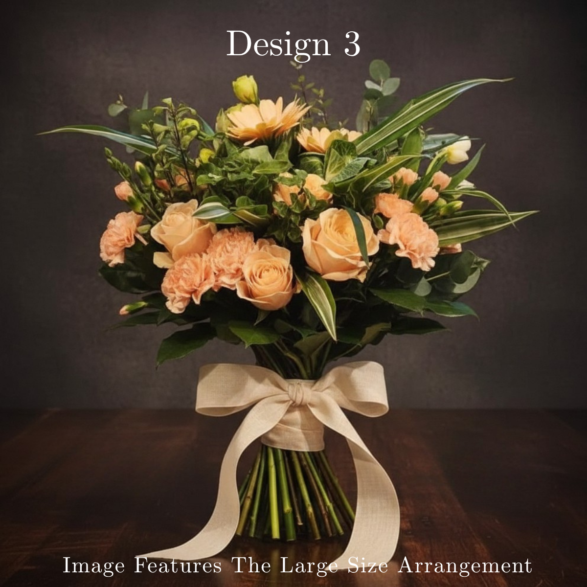 Peach & Coral Parisian Posy in Pretoria | Unique Handmade Florals