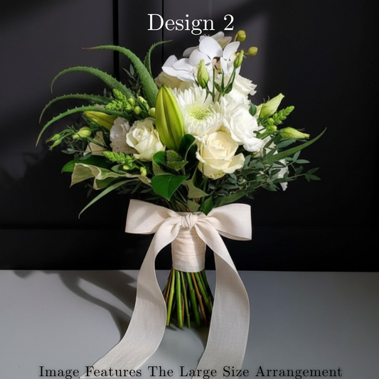 Parisian Posy - White/Cream Coloured Parisian Posy