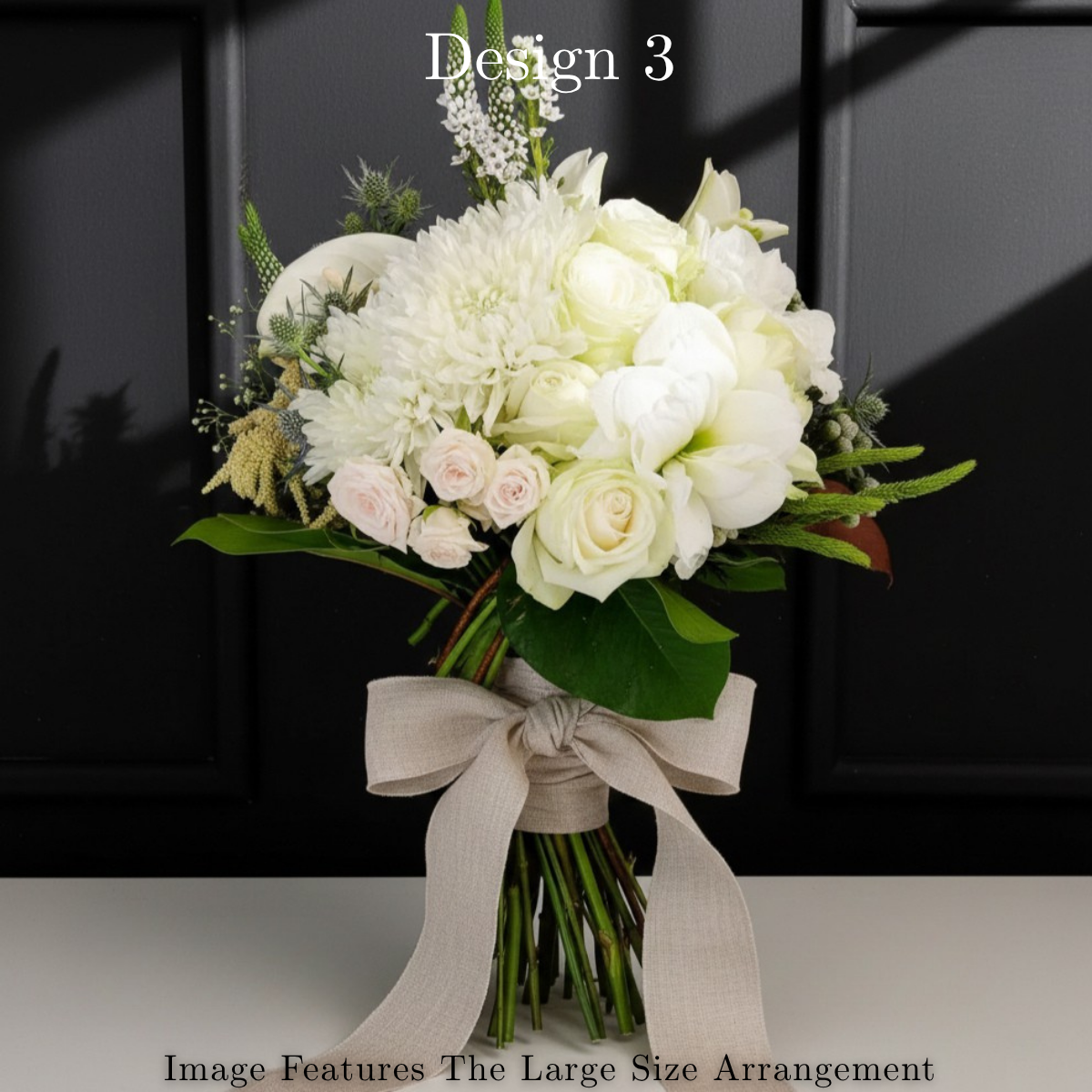 Parisian Posy - White/Cream Coloured Parisian Posy