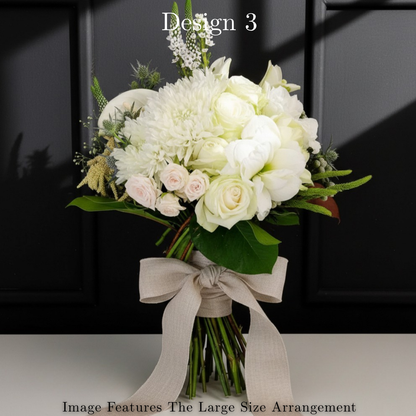 Parisian Posy - White/Cream Coloured Parisian Posy