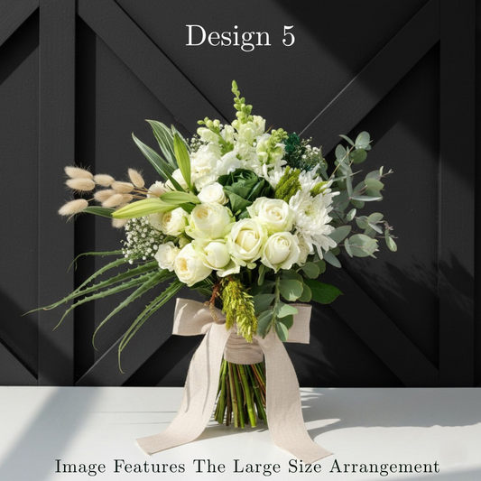 White Parisian Posy in Pretoria | Elegant Luxury Floral Gifting
