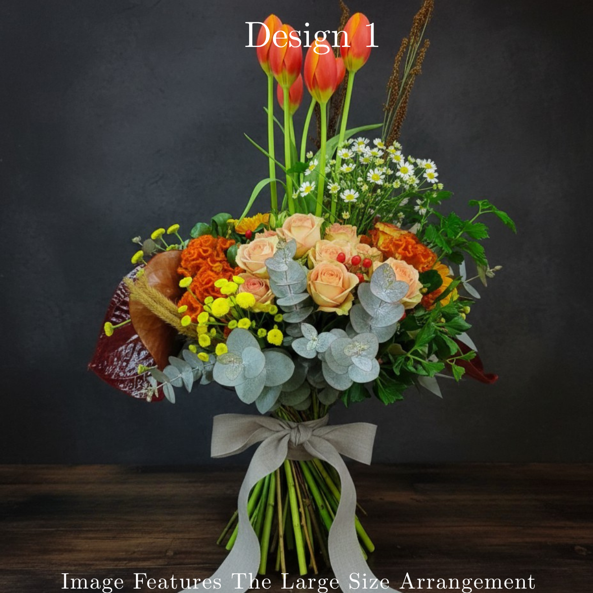 Parisian Posy - Autumn Coloured Parisian Posy
