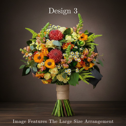 Flower Bunch - Autumn Coloured Hostess Bunch