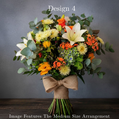 Flower Bunch - Autumn Coloured Hostess Bunch