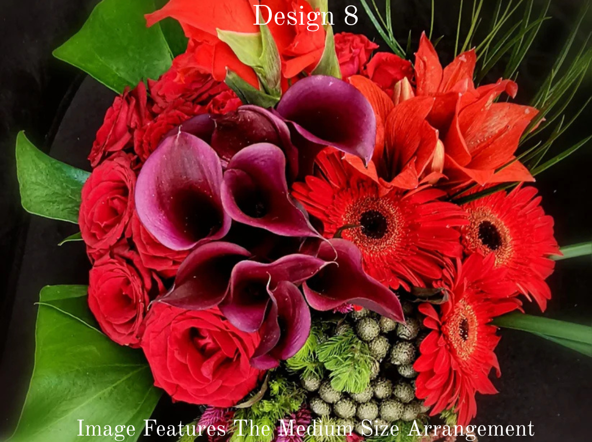 Parisian Posy - Berry Coloured Parisian Posy