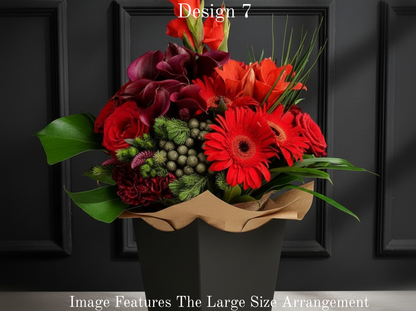 Parisian Posy - Berry Coloured Parisian Posy