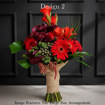 Parisian Posy - Berry Coloured Parisian Posy