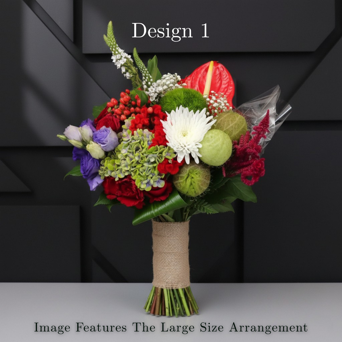 Parisian Posy - Berry Coloured Parisian Posy