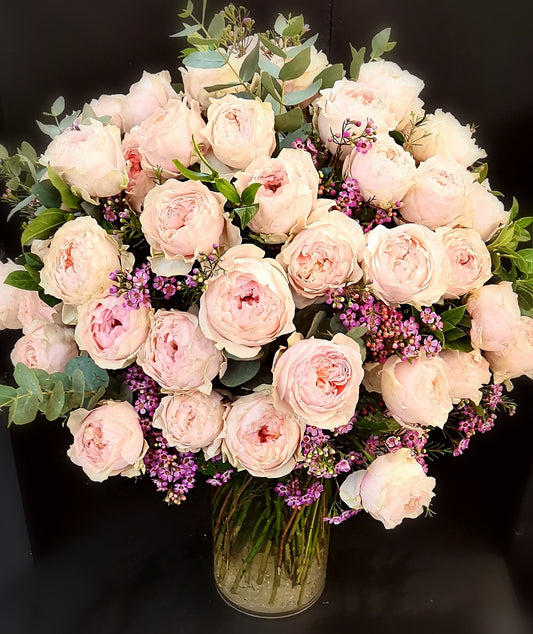 Classic Peony Rose Bunch -  Subject to Availability