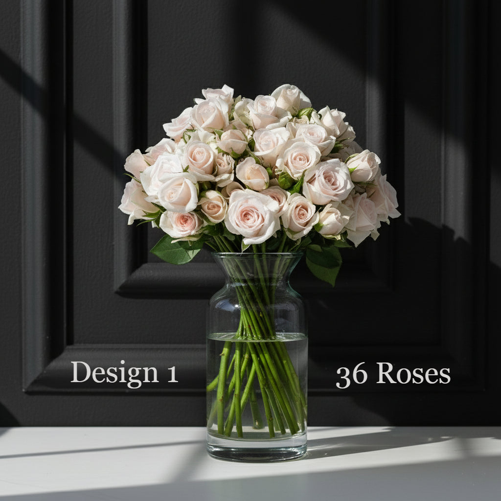 Rose Bunches - Peach Apricot Coral Rose Bunches - Classic
