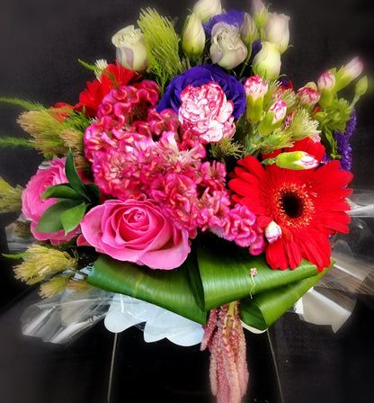 Berry Coloured Parisian Posy