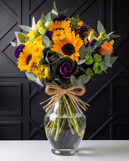 Flower Bunch - Yellow Coloured Hostess Bunch
