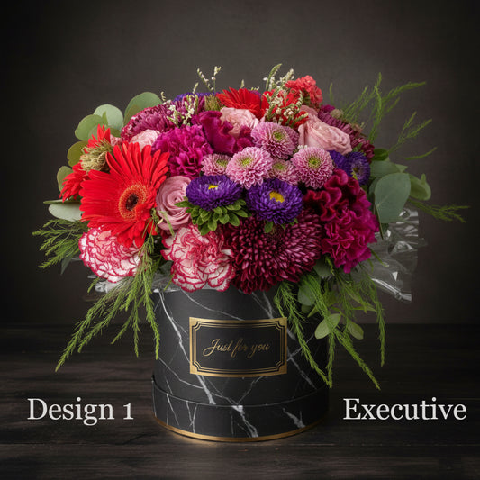 Hat Box - Berry Coloured Hat Boxes