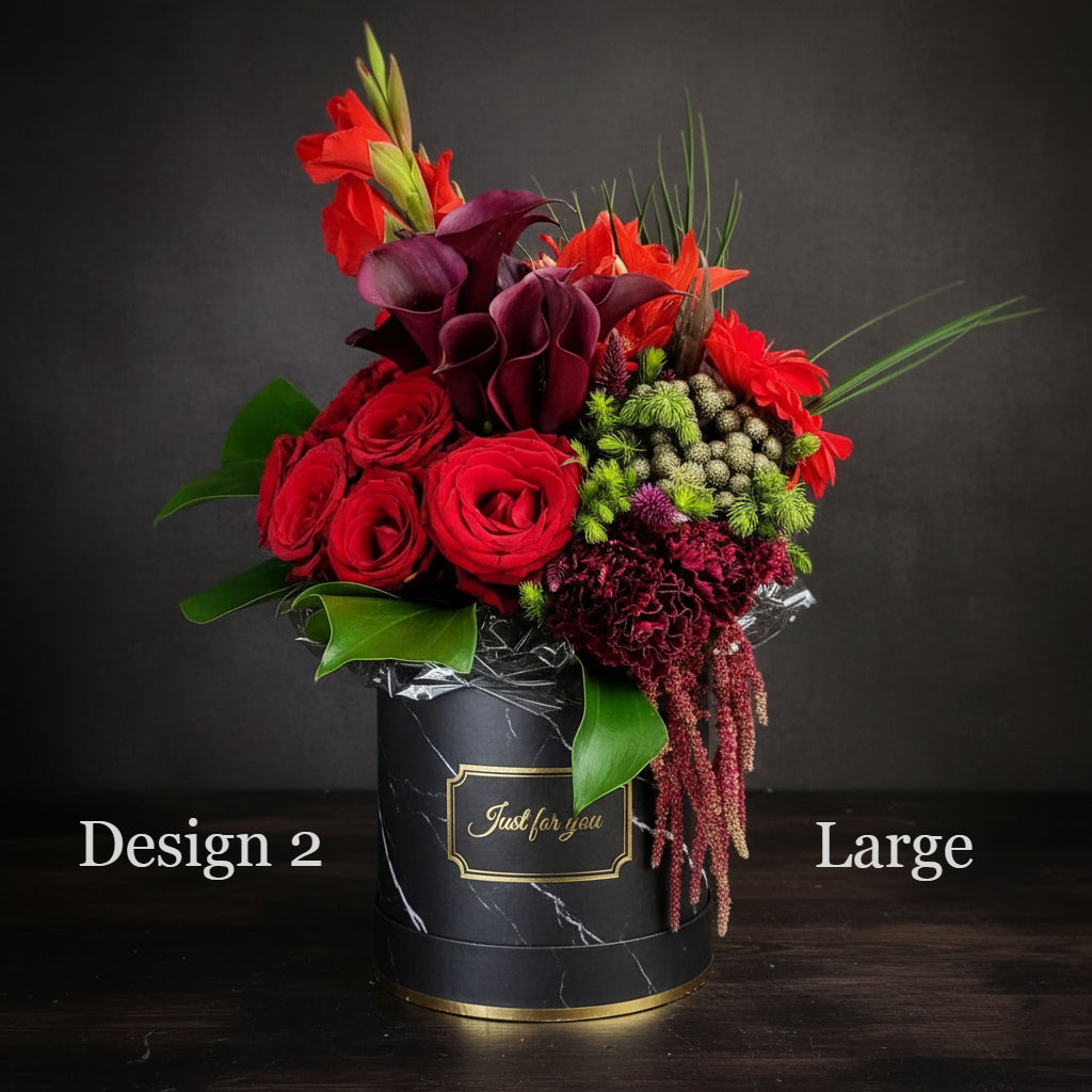 Hat Box - Berry Coloured Hat Boxes