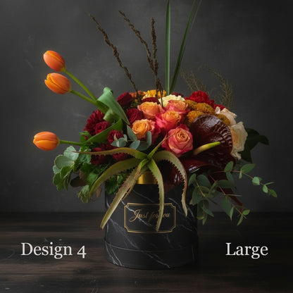 Hat Box - Autumn Coloured Hat Box