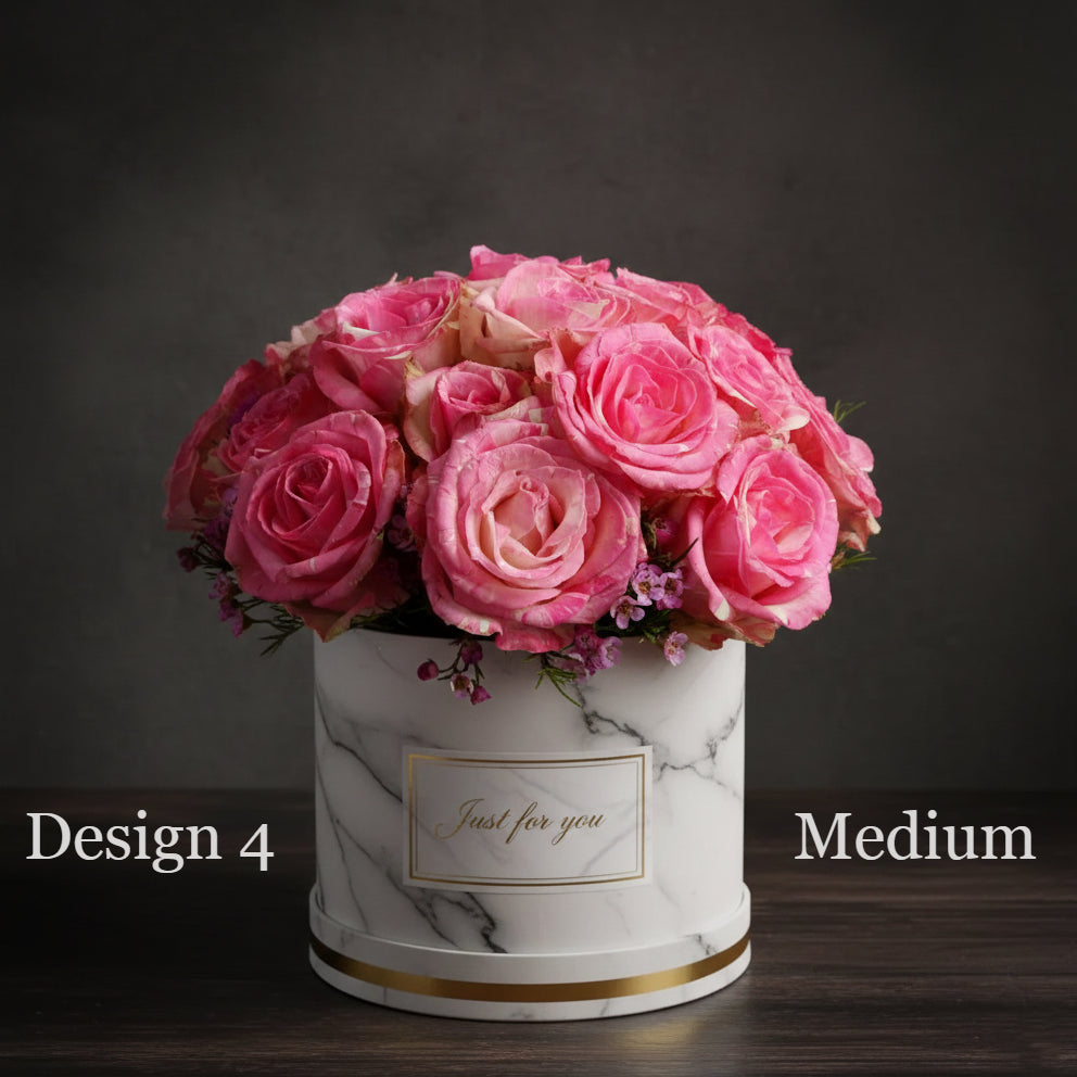 Hat Box - Pink Lavender Lilac Coloured Hat Box