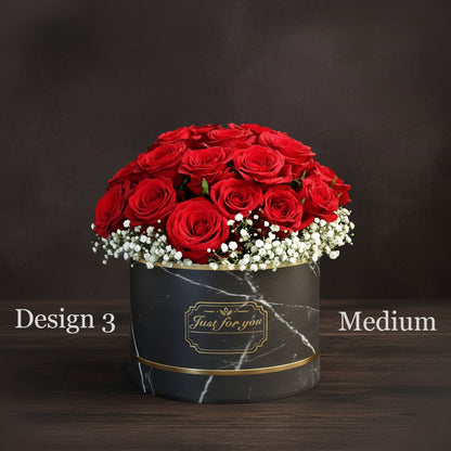 Hat Box - Red Roses Hat Box