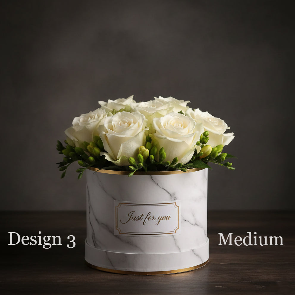 Hat Box - White Cream Coloured Hat Boxes