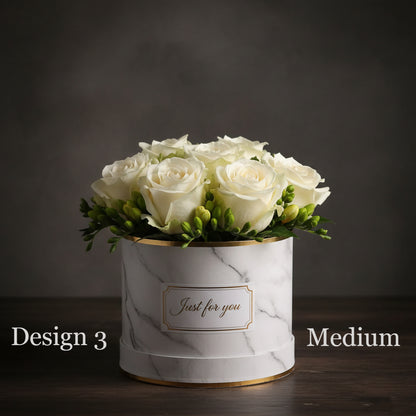 Hat Box - White Cream Coloured Hat Boxes