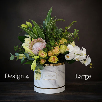 Hat Box - White Cream Coloured Hat Boxes