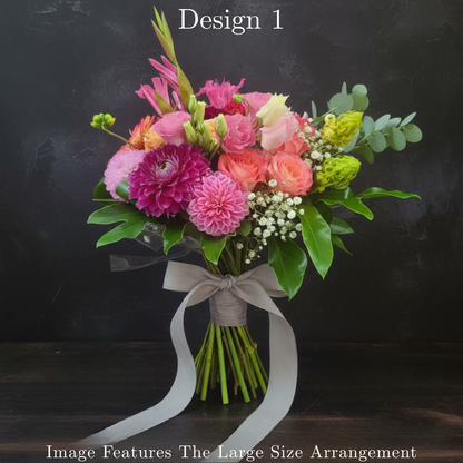Parisian Posy - Pink/Lavender/Lilac Coloured Parisian Posy