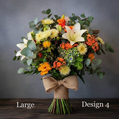Flower Bunch - Autumn Coloured Hostess Bunch