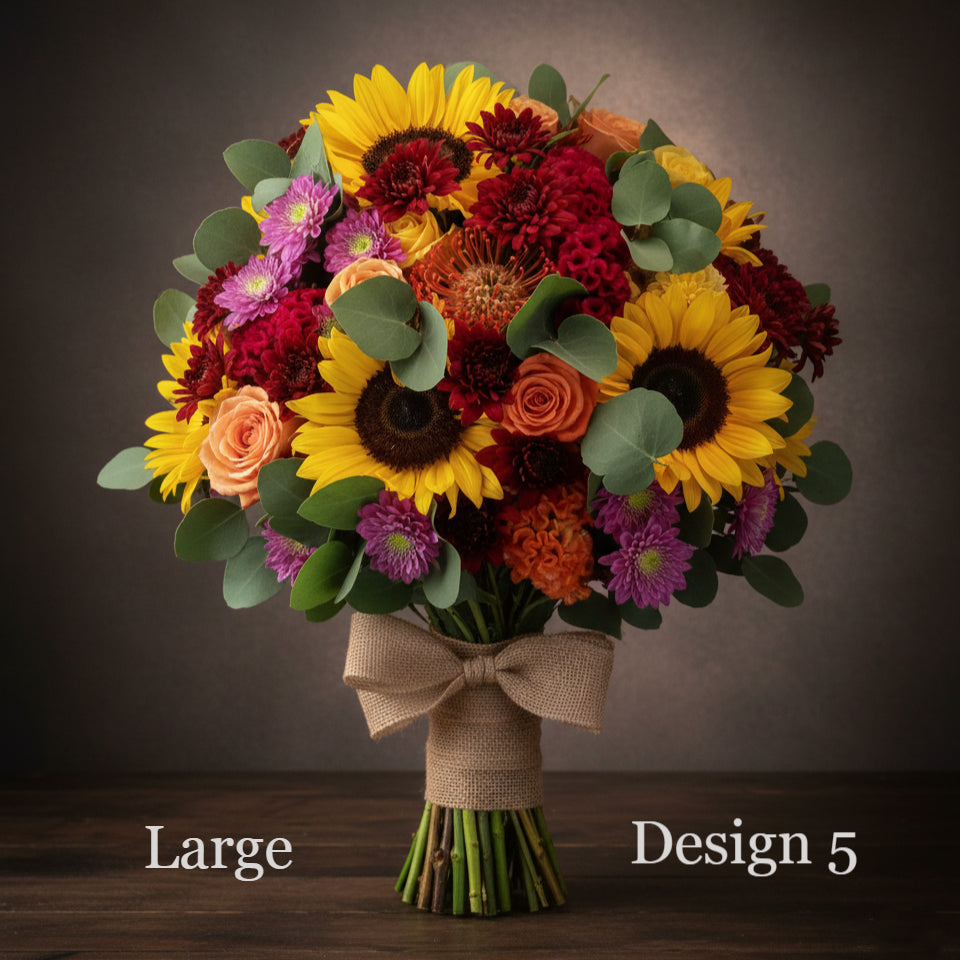 Flower Bunch - Autumn Coloured Hostess Bunch
