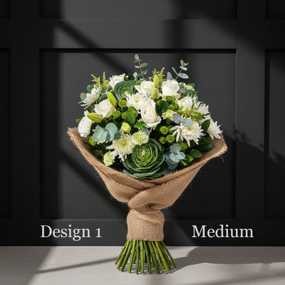 Flower bunch - White Cream Coloured Hostess Bunches