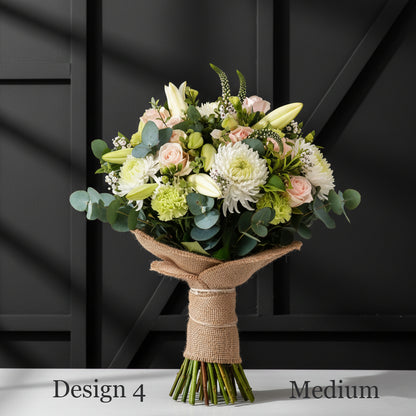 Flower bunch - White Cream Coloured Hostess Bunches