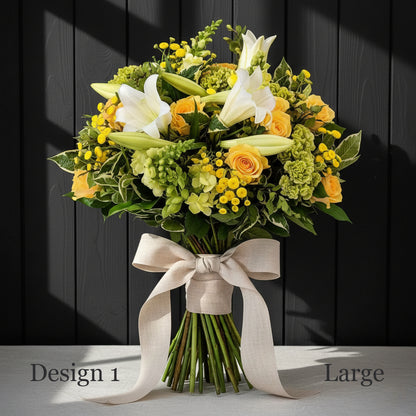 Flower Bunch - Yellow Coloured Hostess Bunch