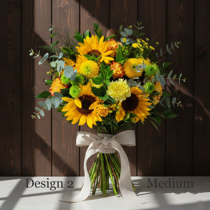 Flower Bunch - Yellow Coloured Hostess Bunch