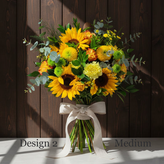 Flower Bunch - Yellow Coloured Hostess Bunch