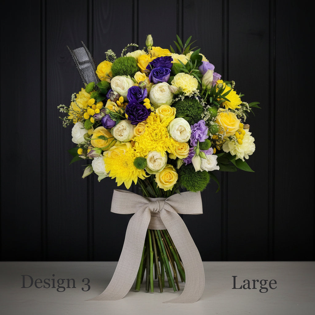 Flower Bunch - Yellow Coloured Hostess Bunch