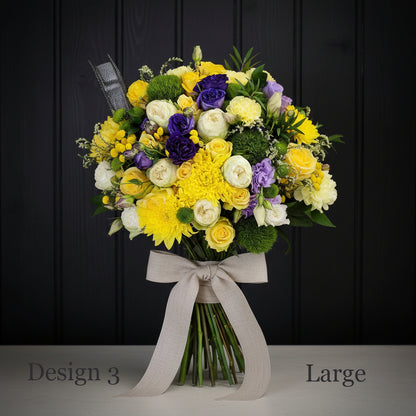 Flower Bunch - Yellow Coloured Hostess Bunch